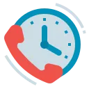 24 hour phone-call icon